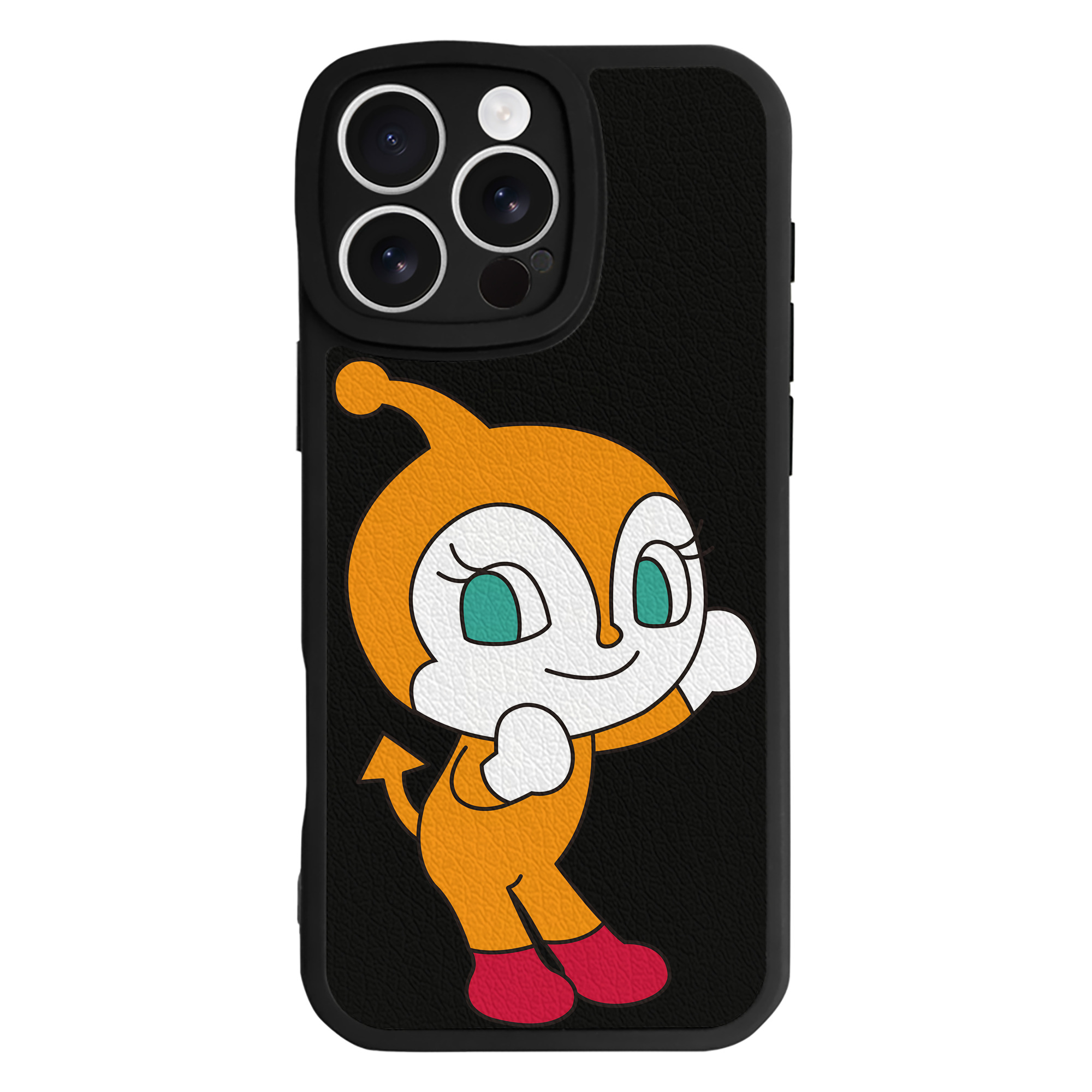 （画像用） アンパンマン Anpanman 【iPhone 16シリーズ対応】シリコンスマホケース（レザー調） 材質：シリコン